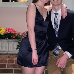 Silk mini dress